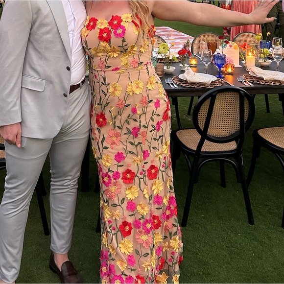 As It May Dresses & Skirts - Arlene Embroidered Floral Evening Gown from Saks